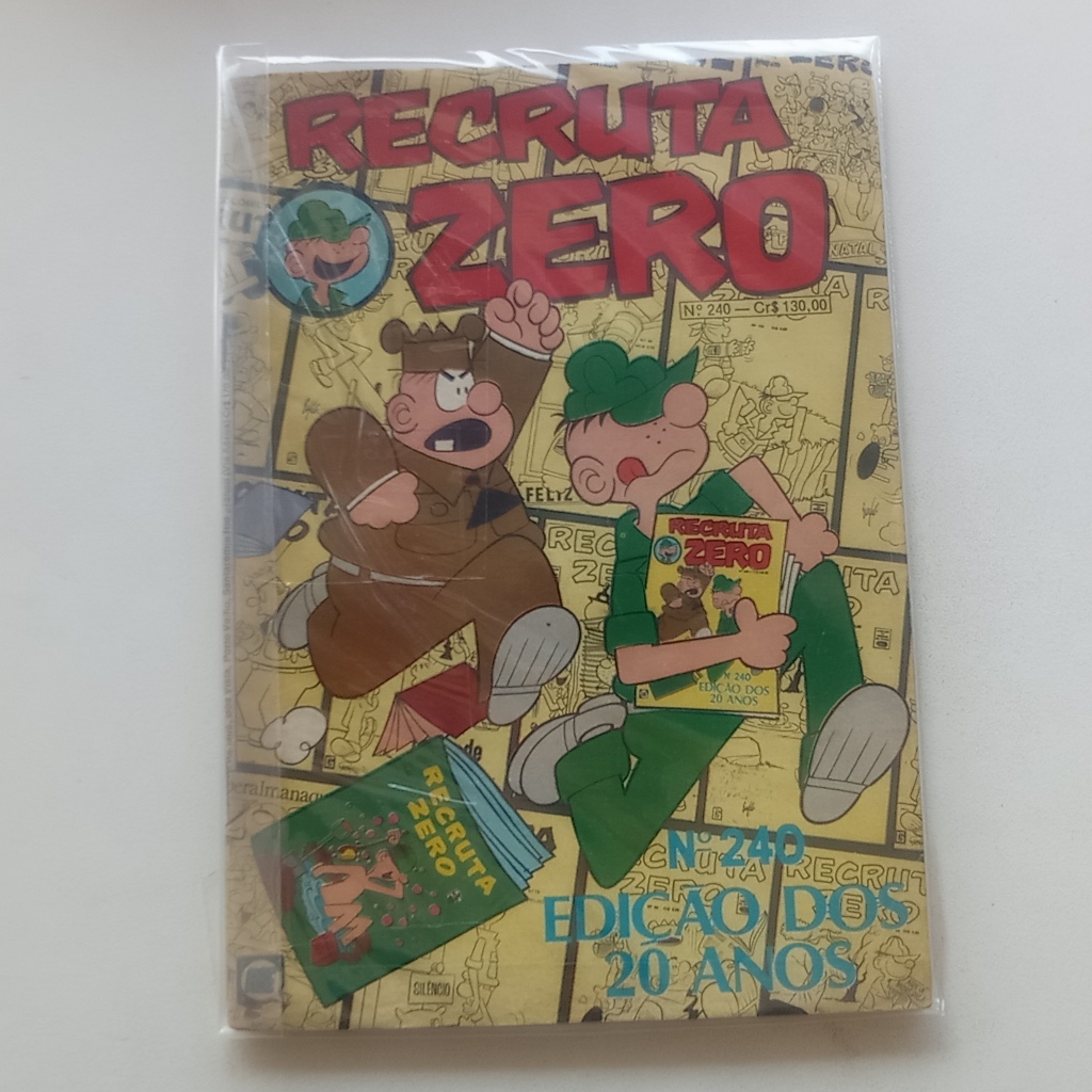 Gibi Recruta Zero Nº 240 - Especial - Rge - 1982
