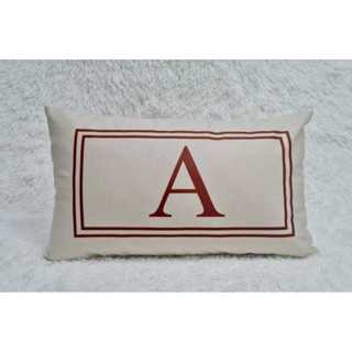 Kit 2 Capas Almofadas Estampa Inicial Letra Casal Decoração Bege Baguete Suede em Oferta na Shopee