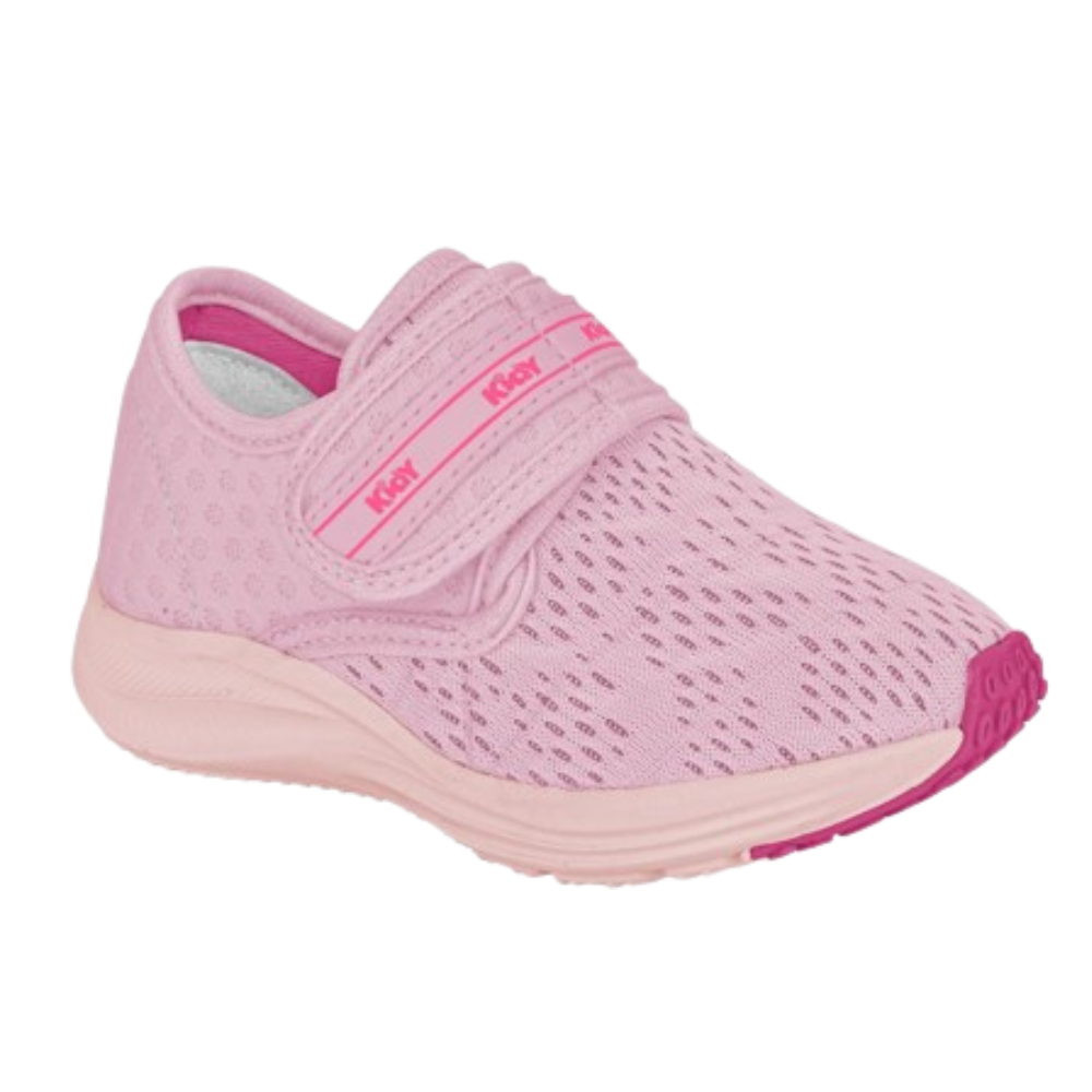 Tênis Infantil Menina Energy Respitec Calce Fácil Rosa - Baby & Kids Fashion