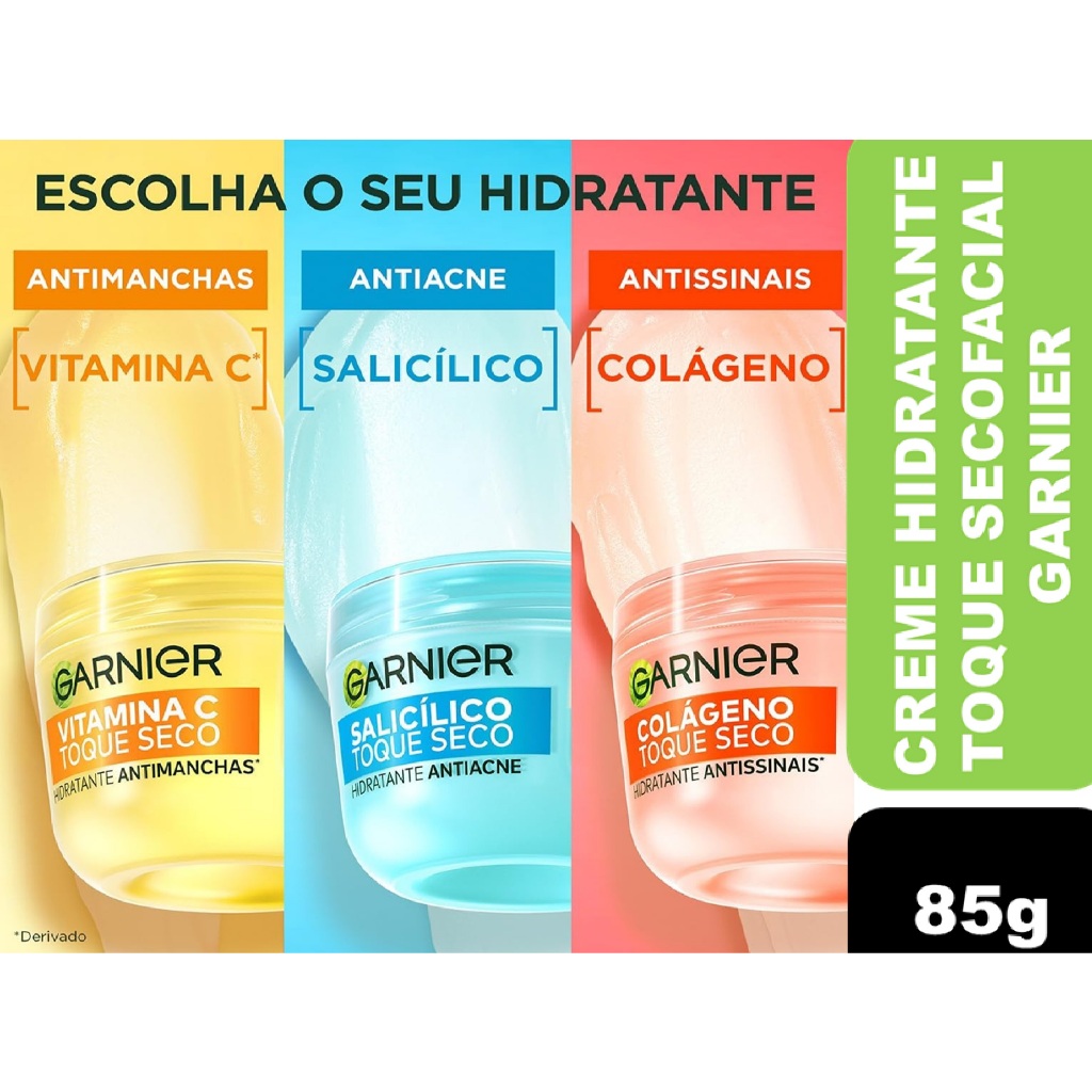 Hidratante Facial Garnier Toque Seco 85g