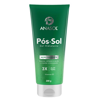 Anasol Gel Hidratante Pós Sol Ação Calmante 200G com Aloe Vera em Oferta na Shopee