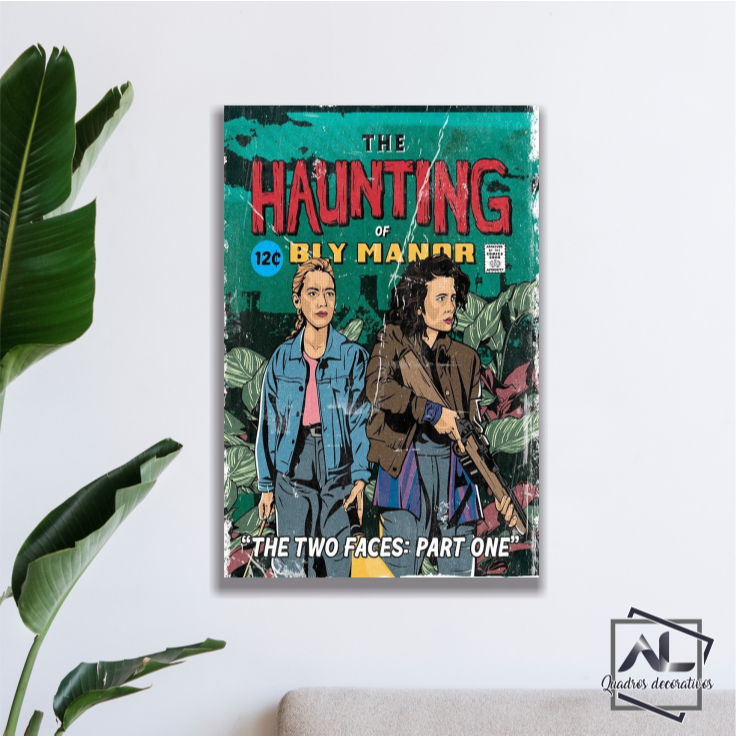 Plaquinha Quadro Personalizado Decorativo Netflix The Hauting of Hill House A Maldição da Residência Hill 20x30