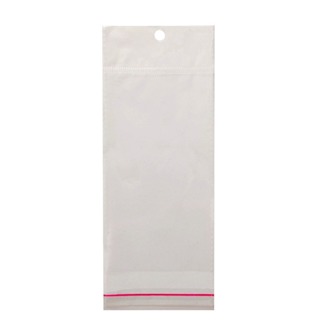 100 Sacos saquinho adesivado solapa com furo para pendurar em gancho gôndola de loja vários tamanhos em Oferta na Shopee