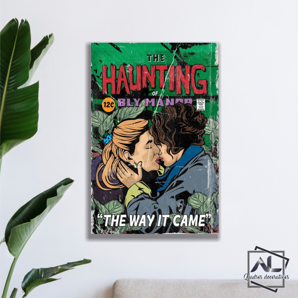 Plaquinha Quadro Personalizado Decorativo The Hauting of Hill House A Maldição da Residência Hill 20x30 Netflix Cartoon