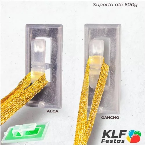 100 Clip Adesivo Gancho Suporte Fixa Balão Parede Teto Latex em Oferta na Shopee
