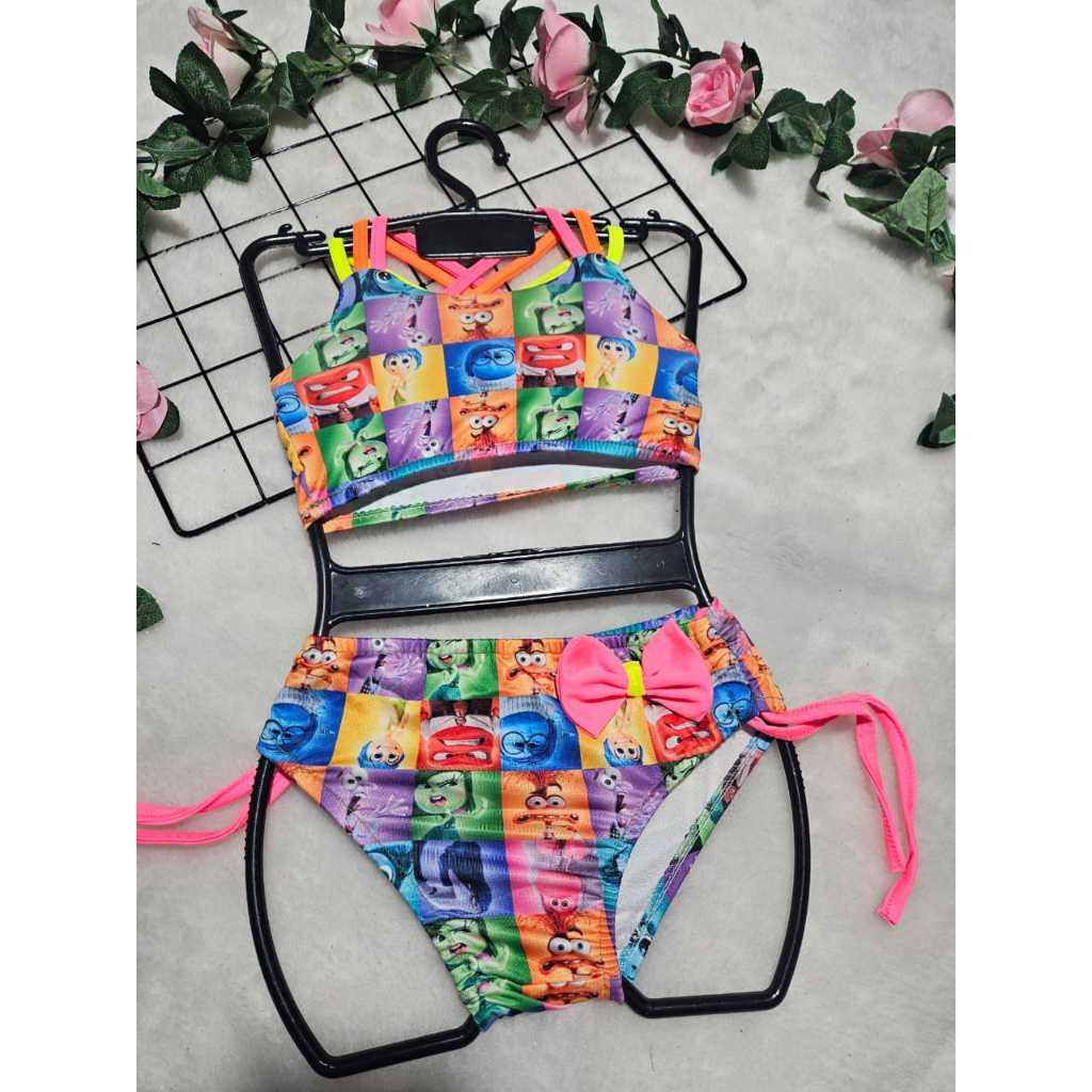 Flor de Lis - Biquíni Divertidamente Infantil com Estampa Divertida e Conforto Premium em Oferta na Shopee