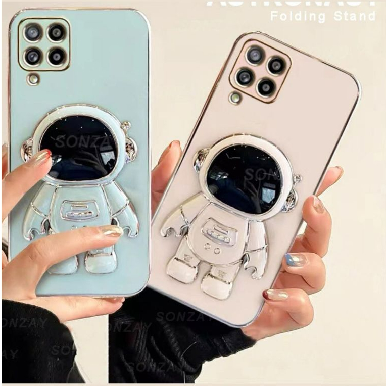 Capinha Suporte Astronauta para Samsung A02,A03,A11,A20,A30,A53,A73,A20S,A21S.A51,A52,A31,A70,A72