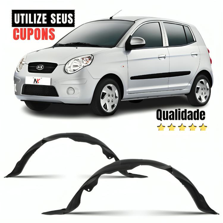 Parabarro Dianteiro Kia Picanto 2009 2010 2011 Novo Casva Ovo Proteor Lama Lameiro em Oferta na Shopee