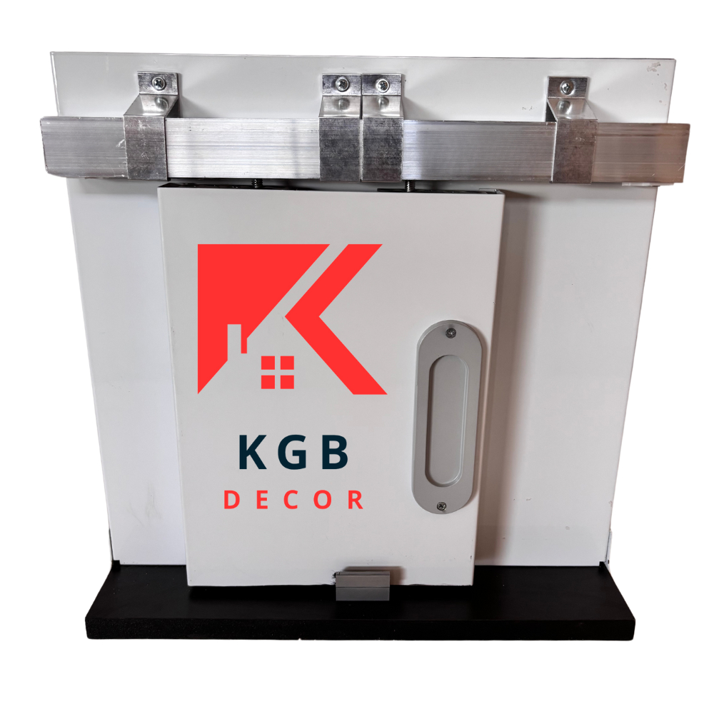 Kit Trilho Porta De Correr Roldana 2 Metros portas Até 80kg