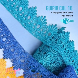 Renda Guipir CHL 016 -2,5cm - Por metro em Oferta na Shopee
