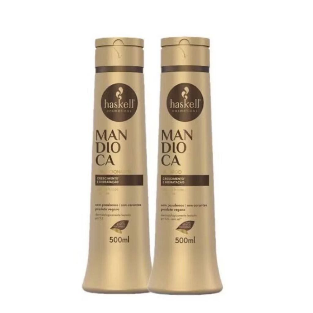 kit Haskell Mandioca Shampoo e Condicionador 500ml