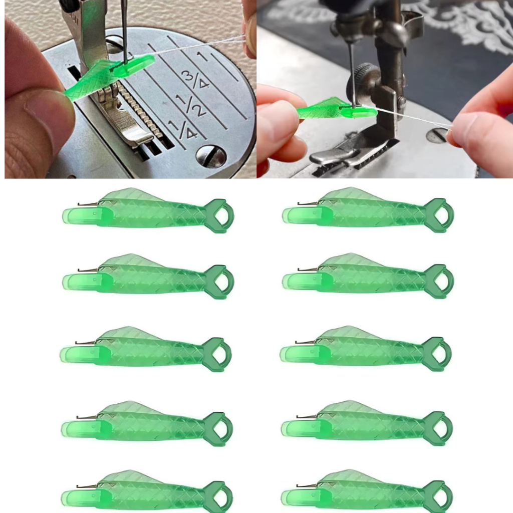 Passador Enfiador de Linha na Agulha Kit 1/5/10 Unidades