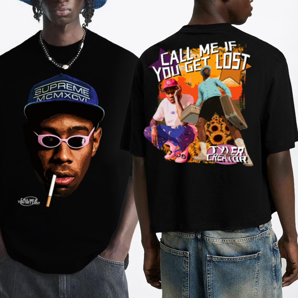 Camisa camiseta t-shirt básica "Tyler The Creator Call Me If You Get Lost"