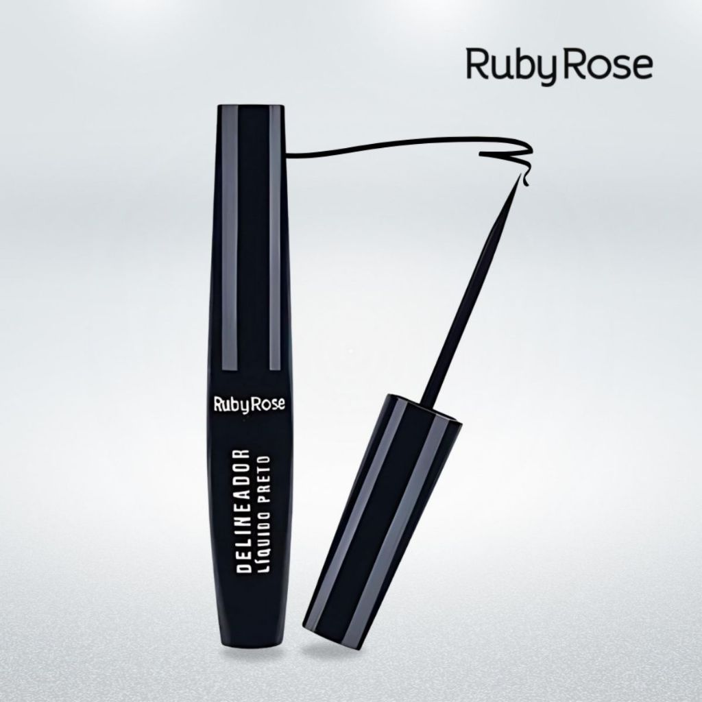 Delineador Liquido Preto - Hb8406 - Rubyrose