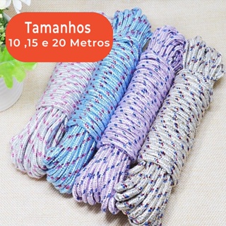 Cordas Multiuso 10/20 Metros Super Resistente para Varal em Oferta na Shopee