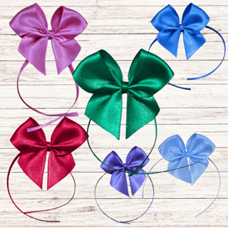 Laço de cetim Nº5 de fita de Cetim para bolas acrilicas de natal decoração ou lembrancinhas  C/ Fita de Amarração em Oferta na Shopee