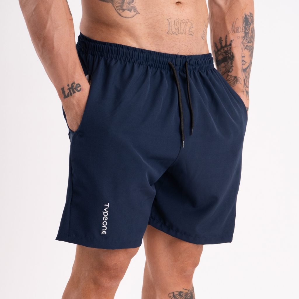 Short Academia Masculino Esportivo Tactel com Elastano Treino Caminhada Corrida