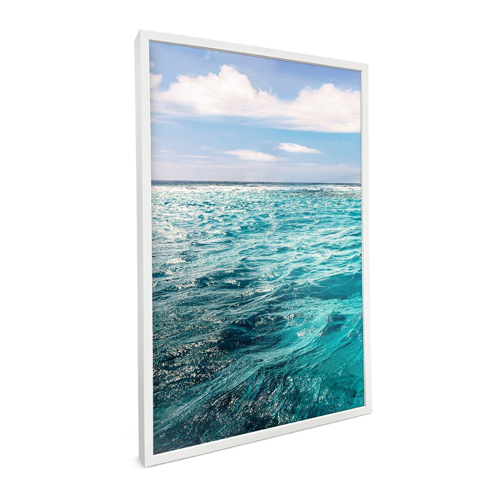 Quadro Decorativo Sala Mar Paisagem Quadros Decorativos Quarto Quadro Grande Para Sala Com Moldura · foto 2