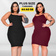 Vestido Midi Plus Size Canelado Alcinha Tamanho 36 ao 58