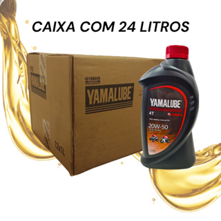 24 Litros de Óleo Yamalube 20W50 Original Yamaha (CAIXA COM 24 LITROS) em Oferta na Shopee