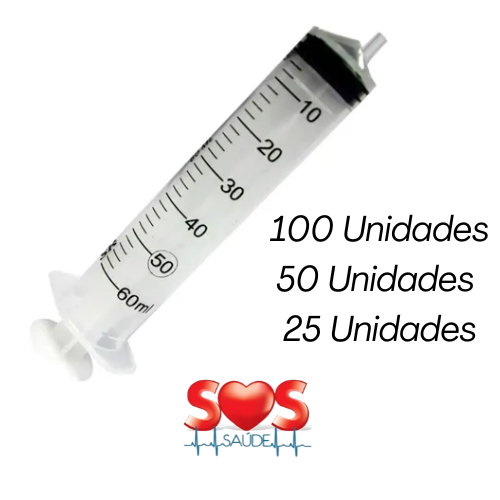 Seringa 60 mL com Bico Slip - SR em Oferta na Shopee
