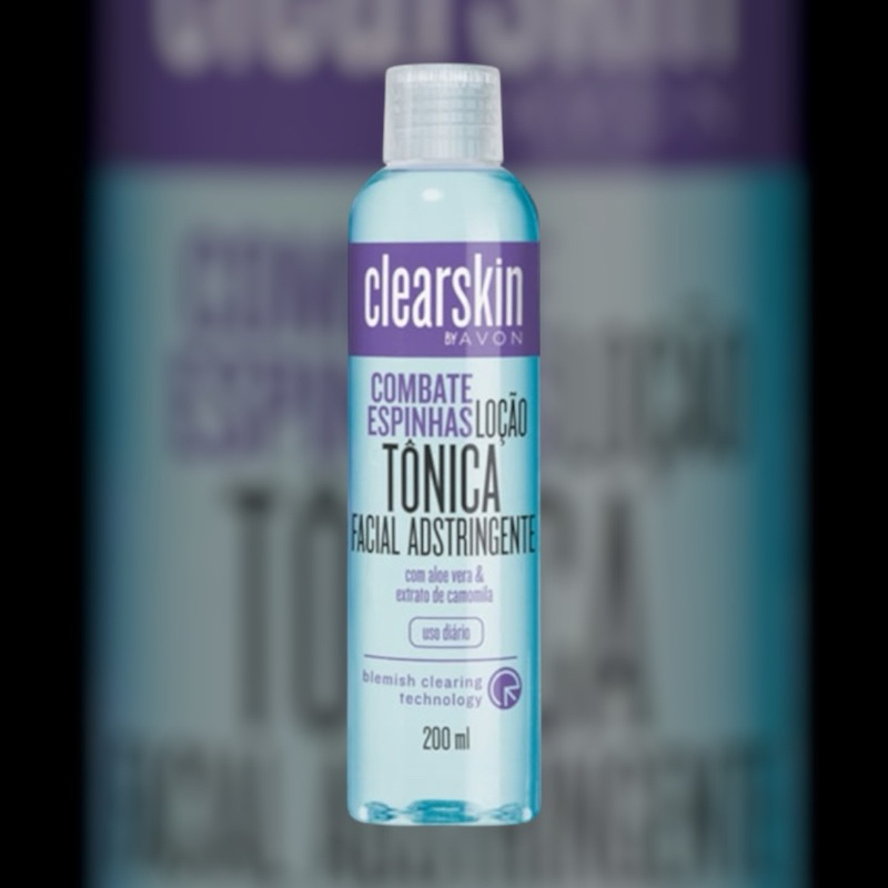 LOÇÃO TÔNICA CLEARSKIN FACIAL ADSTRINGENTE 200ML