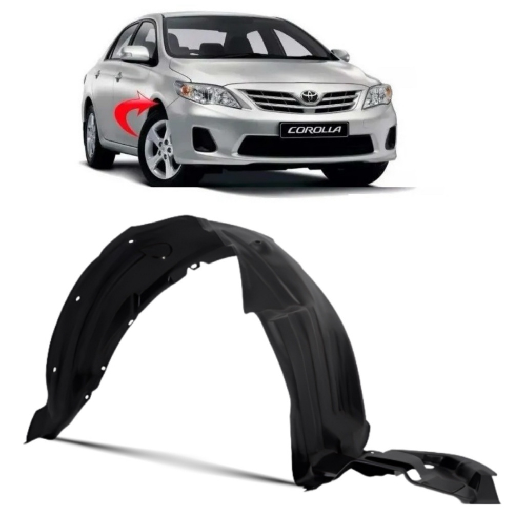 Parabarro Dianteiro Toyota Corolla XEI GLI 2009 08 09 10 11 12 2013 em Oferta na Shopee