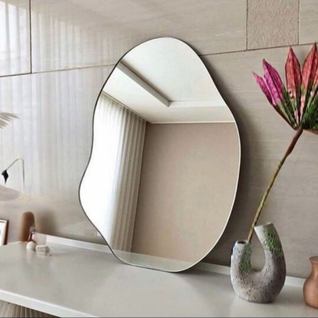 Espelho Orgânico médio Abstrato Tendencia Moda Super lançamento em promoção em Oferta na Shopee