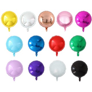 10 Balão Metalizado REDONDO 45cm 18 Polegadas em Oferta na Shopee