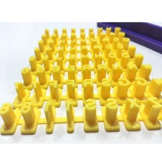 Carimbo Mini Marcador Numero Letra Pasta Americana