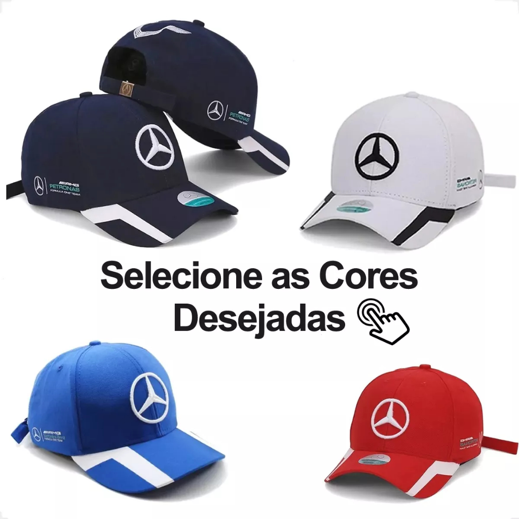 Boné Mercedes Amg Bonés Masculino - Comprar com Melhor Preço em Bonés, Chapéus e Toucas
