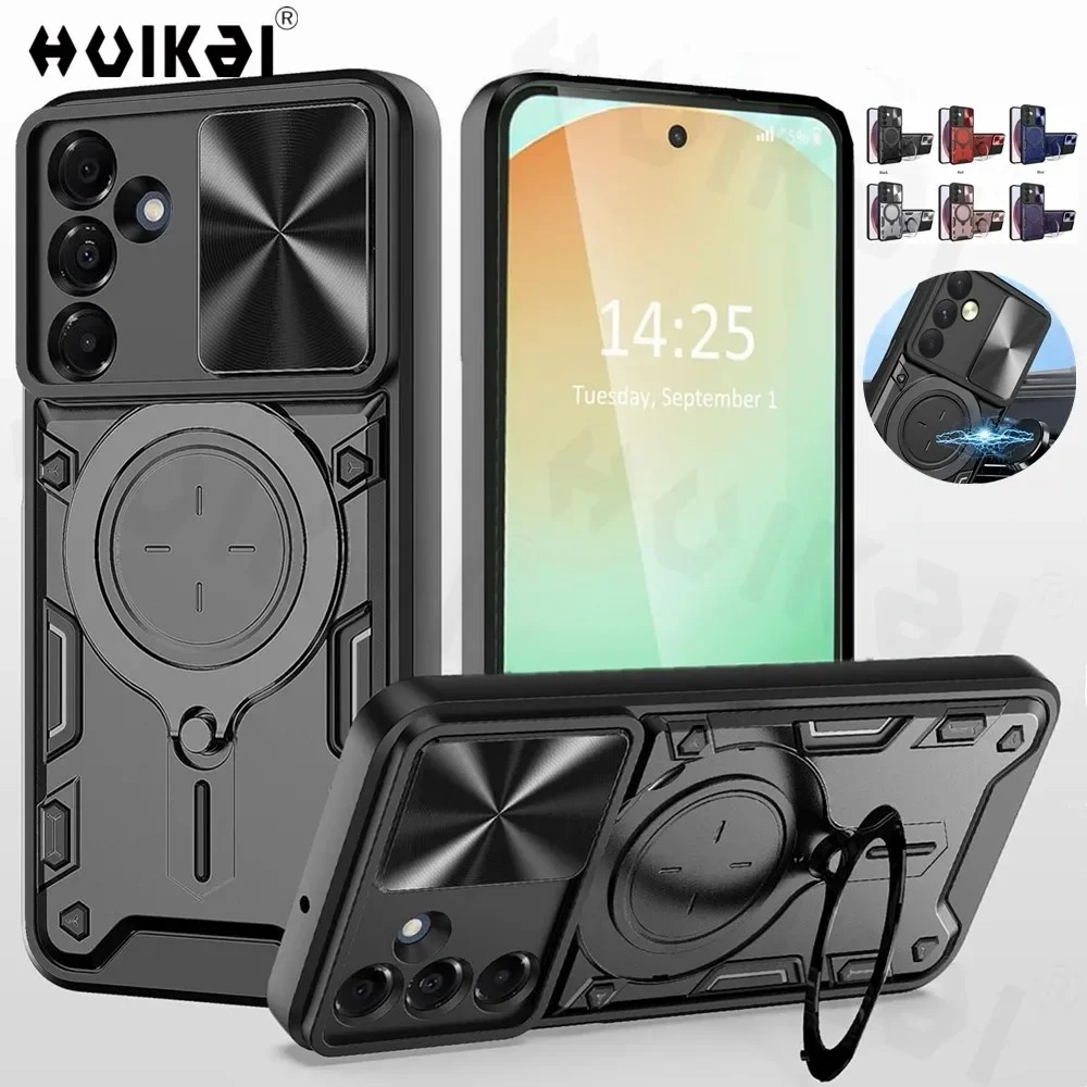 Capinha Capa Para S23 S24 S25 Armadura Armour Anel Case Prote Came Orig Preta Protetor Anti Im Supor