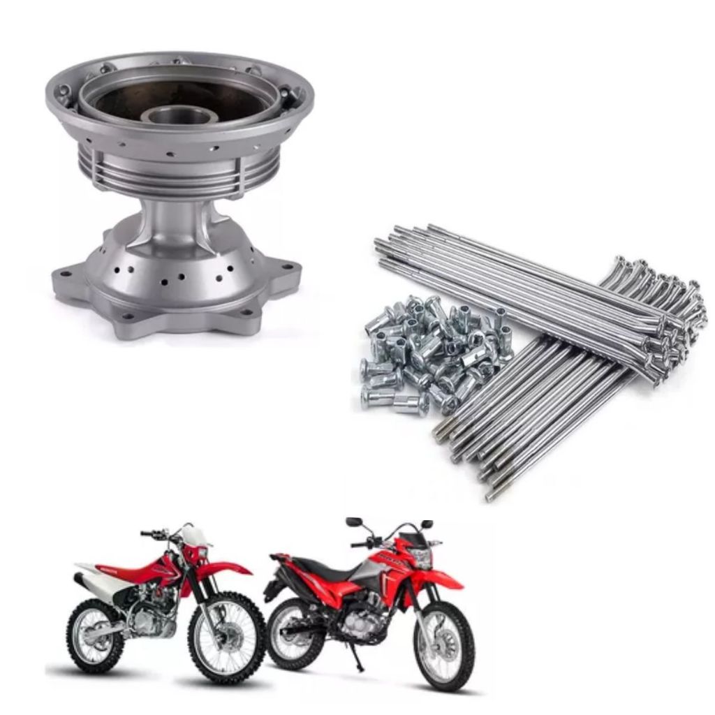 Cubo Roda Traseira Bros 125 /150 / 160 Crf 230 Fabreck