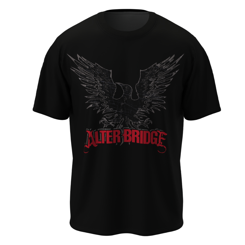Camiseta Alter Bridge Camisa Banda de Rock Blusa Personalisada Mod ATB 0847
