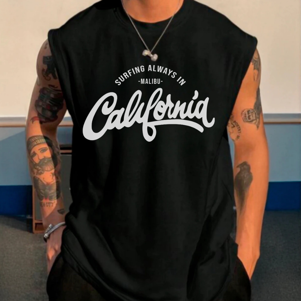 Camiseta Regata Oversized Masculina - Lançamento Confortável para o Dia a Dia