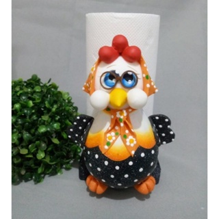 Porta papel toalha galinha angola lenço em Oferta na Shopee