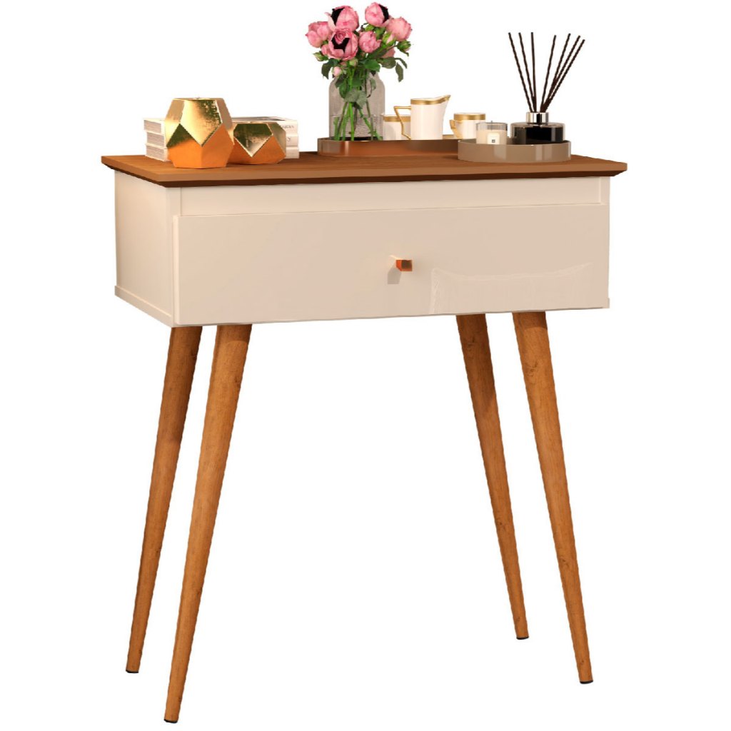 Buffet Aparador Com Gaveta Decoração Para Sala Pé Palito Madeira Retro