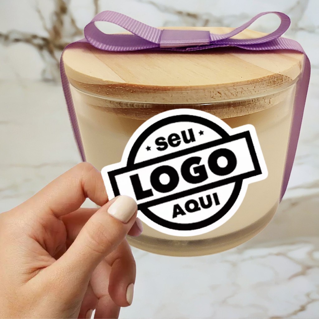 Vela Aromática perfumada Personalizada premium 110g vários aromas