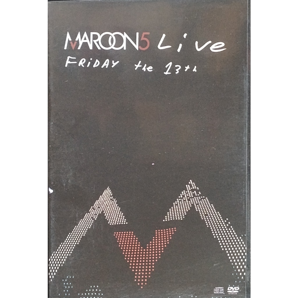 Dvd+cd Maroon 5 Friday The 13th Live Otimo Estado