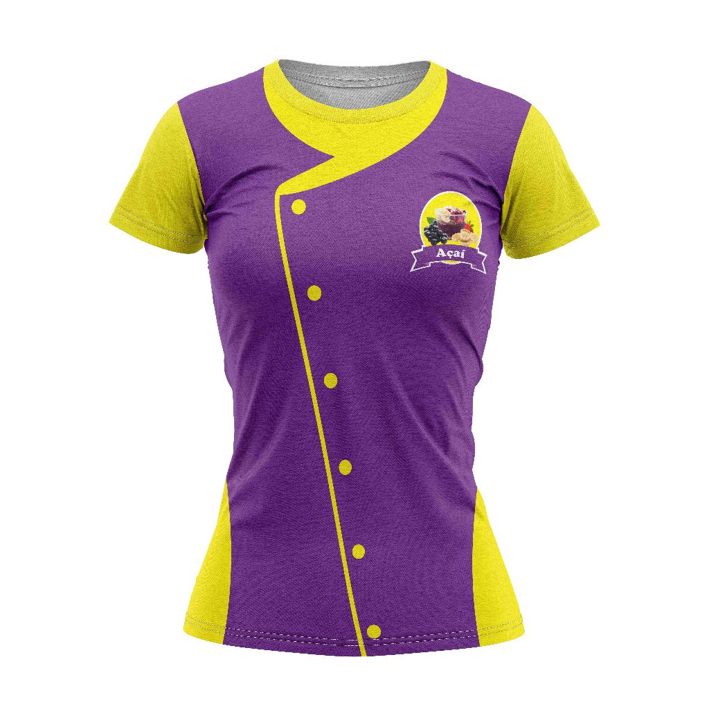 AÇAÍ AMARELA T-Shirt Blusa Malha Casual Feminina Camisa PROFISSÃO AÇAÍ AMARELA em Oferta na Shopee