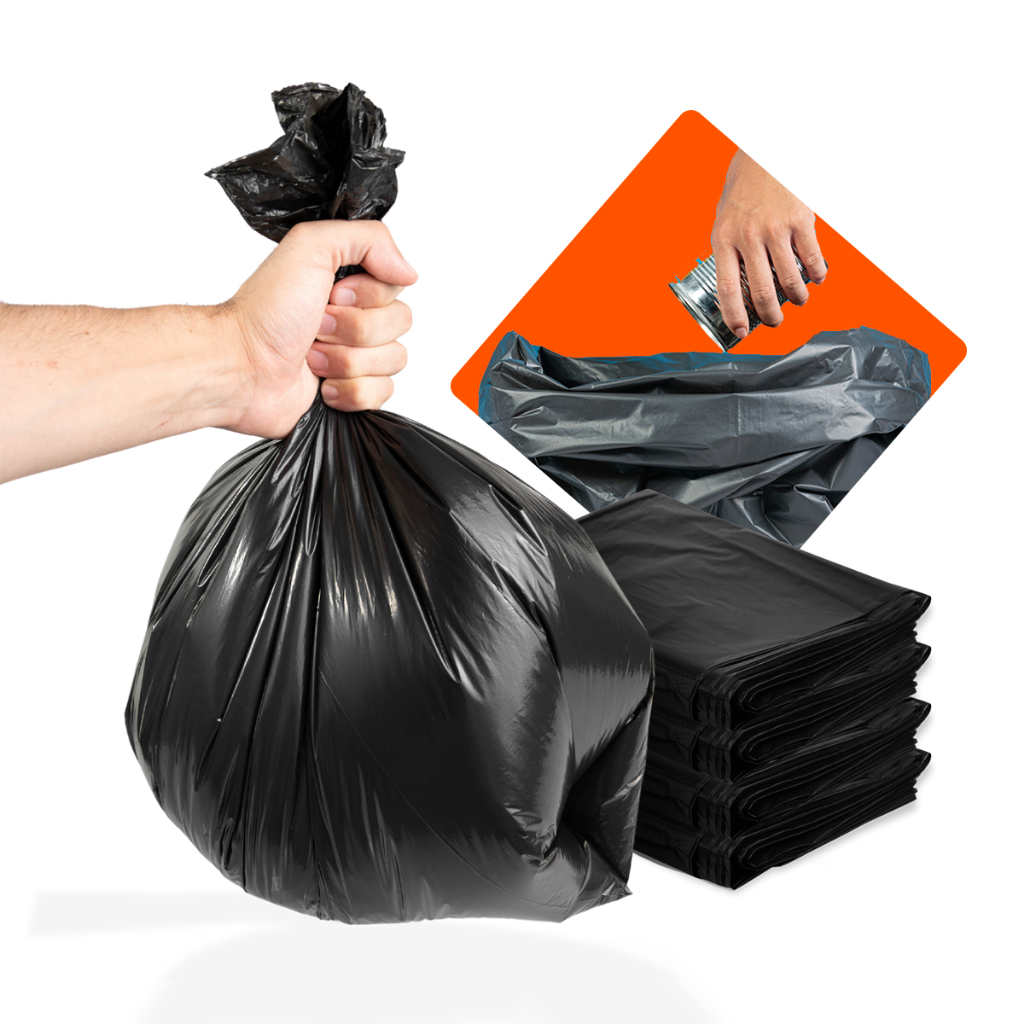 Saco De Lixo 30 Litros Com 100 Unidades Reforçado Resistente Reciclável Super Forte