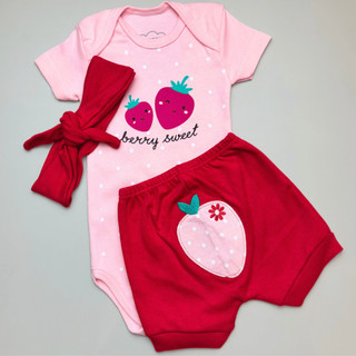 Kit 3 Peças Menina Menino Bebê Minimalista Chic Conjunto Bordado Verão em Oferta na Shopee