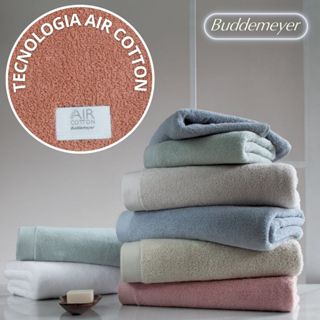 Toalha de Banho Buddemeyer 100% Algodão Dual Air Macia Grossa Felpuda Excelente Absorção A...