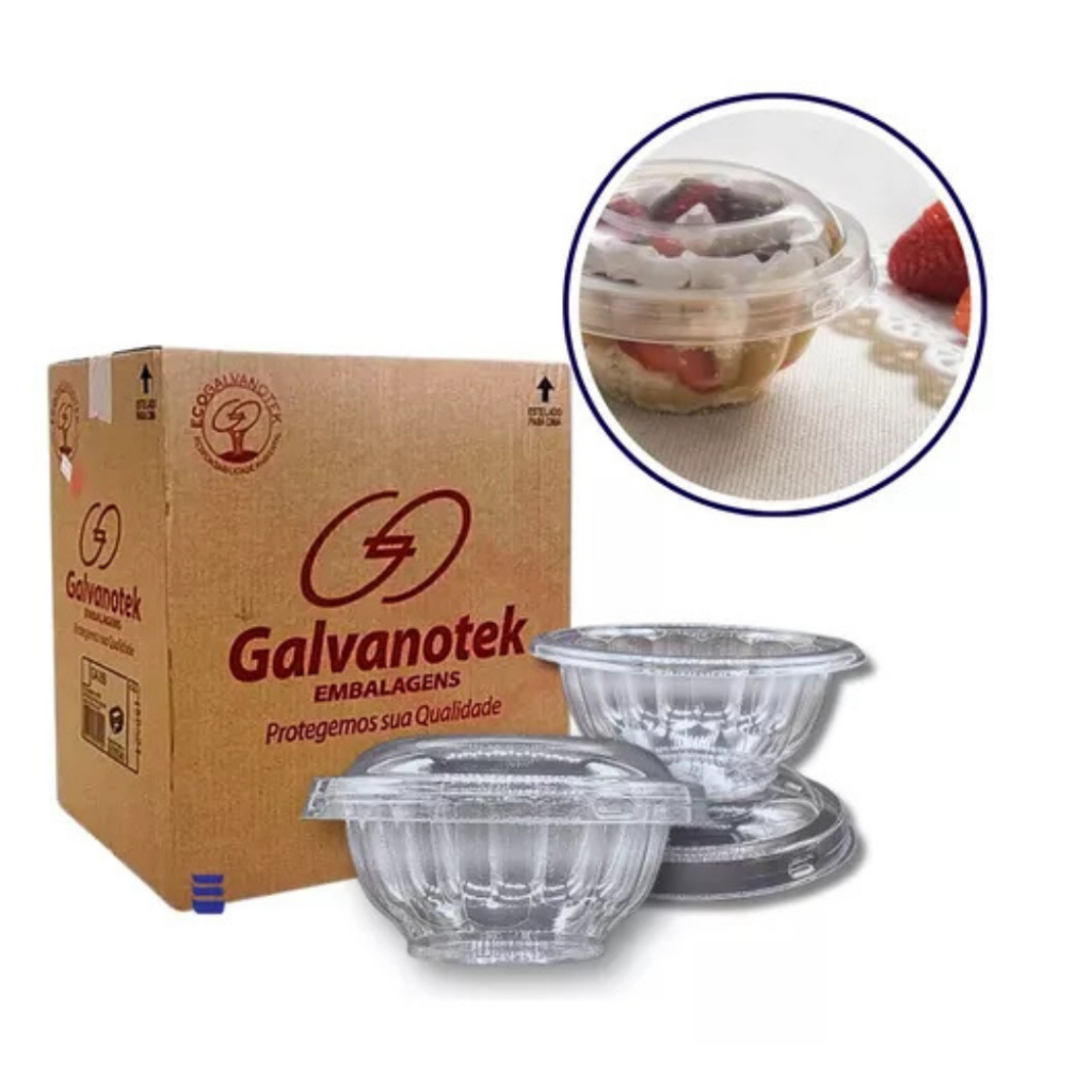Detalhes do 50 un POTE CRISTAL C/TAMPA 150ML G679 GALVANOTEK PREMIUM