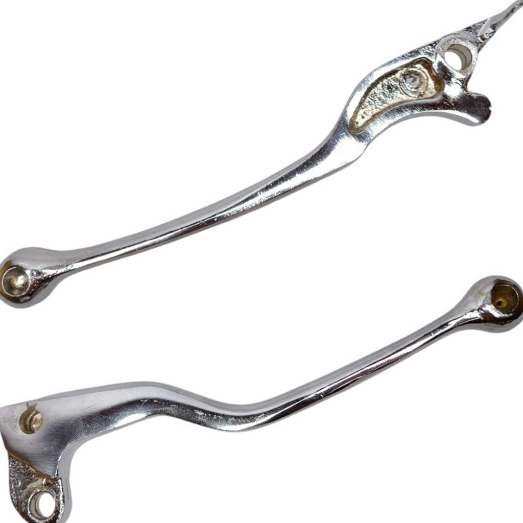 Manete Cromado Nxr Bros 150 160 Falcon Nx4 Xr 250 Tornado Xre 300 Freio a Disco Par — imagem 2 de 2