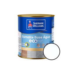 Esmalte Base Água Branco Eco 900ml Acetinado Brilhante ou Fosco Sherwin-Williams