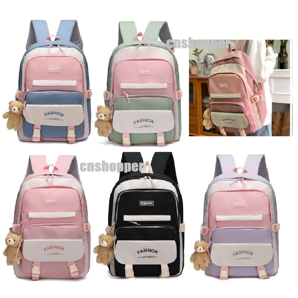 Mochila Escolar Grande Versão Coreana/Japonesa Antifurto Impermeável