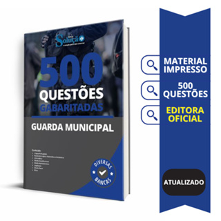 Caderno de Questões Guarda Municipal - 500 Questões Gabaritadas em Oferta na Shopee