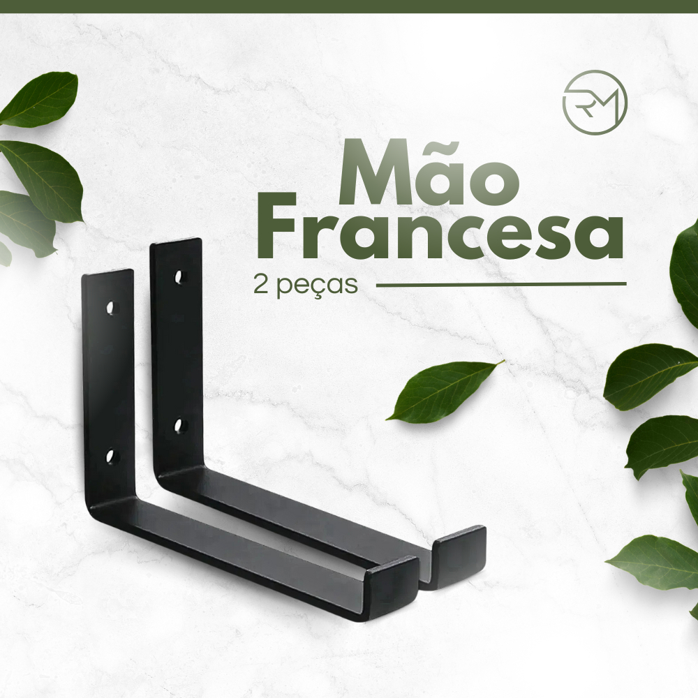 MÃO FRANCESA 10-15-20-25-30 CM 2 PEÇAS SUPORTE PRATELEIRA INVERTIDA em Oferta na Shopee