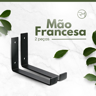 MÃO FRANCESA 10-15-20-25-30 CM 2 PEÇAS SUPORTE PRATELEIRA INVERTIDA em Oferta na Shopee
